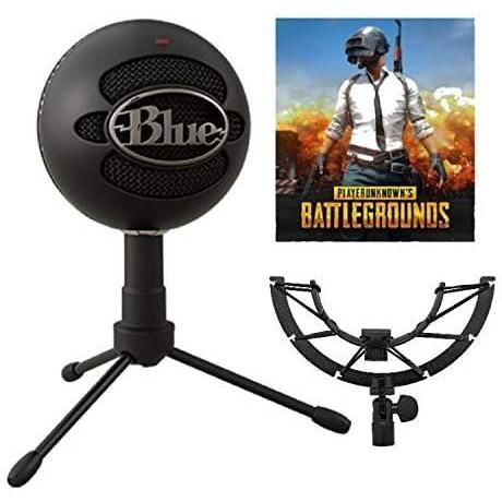 Blue Snowball iCE Mic (Black) with Knox Gear Shock...