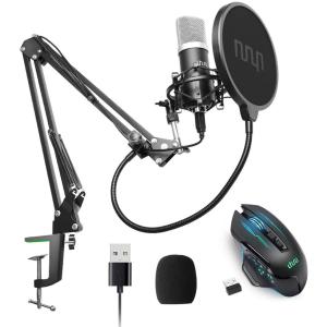 UHURU UM900 USB Microphone with Wireless Gaming Mouse WM-07 Bundle for｜hal-proshop2