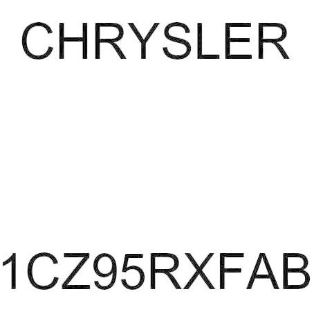 Chrysler Genuine 1CZ95RXFAB Body Sill Cladding