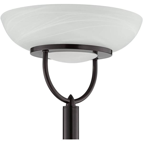 Modern Torchiere Floor Lamp 3-in-1 Design Tiger Br...