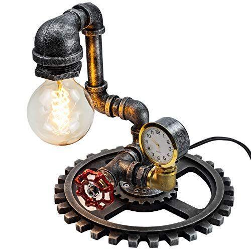 Y-Nut Loft Style Vintage Metal Dimmable Table Lamp...