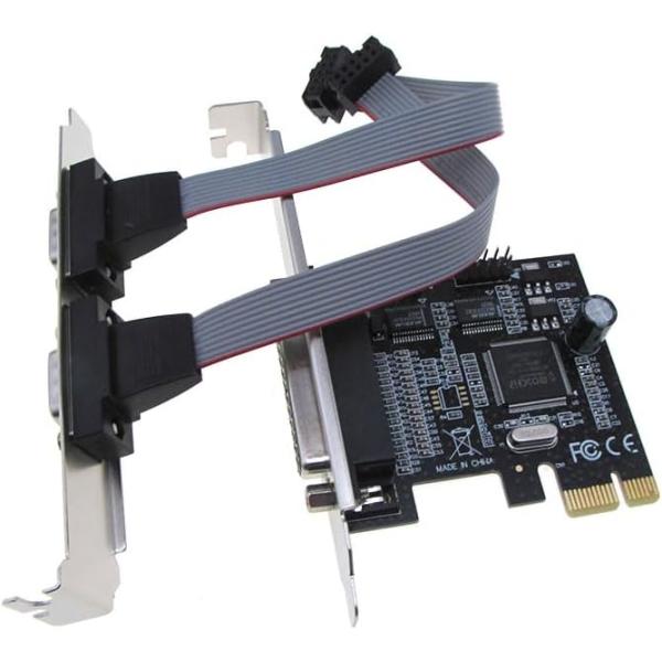 MDFLY PCI-E PCI Express Parallel LPT Serial Port C...