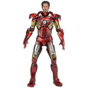 NECA Avengers Battle Damaged Iron Man Action Figure, 1/4 Scale｜hal-proshop2