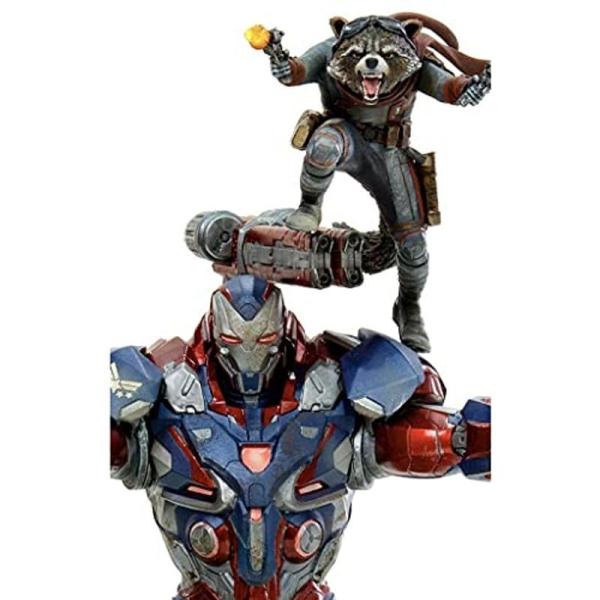 Marvel Iron Studios: Iron Patriot &amp; Rocket 1:10 Sc...