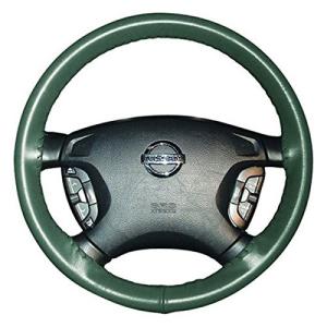 Wheelskins Genuine Leather Green Steering Wheel Cover for Ford Vehicle