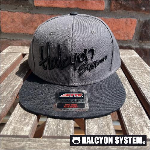 ハル・フラットバイザー ブラック×チャコールグレー