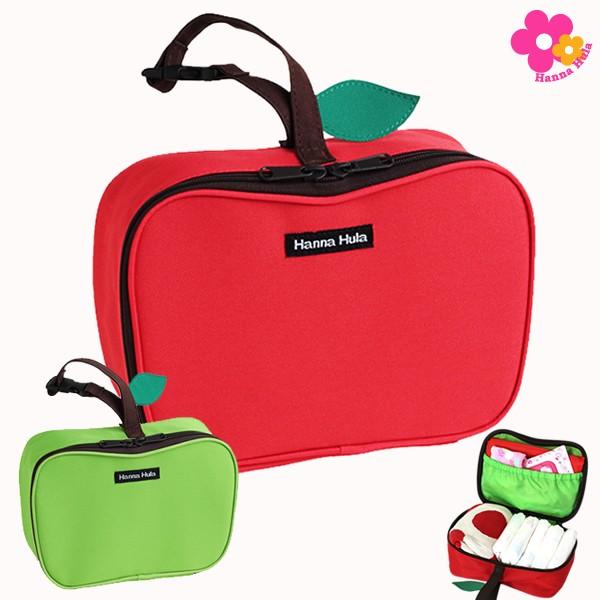 【送料無料】マルチポーチ コスメポーチ　アップルシリーズ　ハンナフラ Hanna Hula【1点のみ...