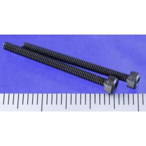 TOBEE CRAFT (トビークラフト)  カラーキャップビス M2X25　2個入り　黒　全ネジ