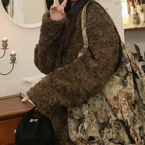 ふわふわもこもこボアコート