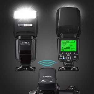 フラッシュ ストロボ i-TTL 1/8000s高速同期 スピードライト Nikon DSLRカメラ対応 2.4Gワイヤレストリガーリモート付き TK206N TYCKA