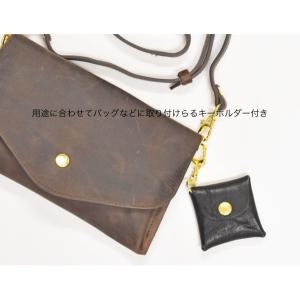 栃木レザー コインケース キーホルダー 小銭入...の詳細画像5