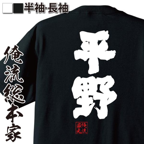 おもしろTシャツ メンズ キッズ パロディ 俺流総本家 魂心 平野（名前 苗字 漢字 文字 イベント...