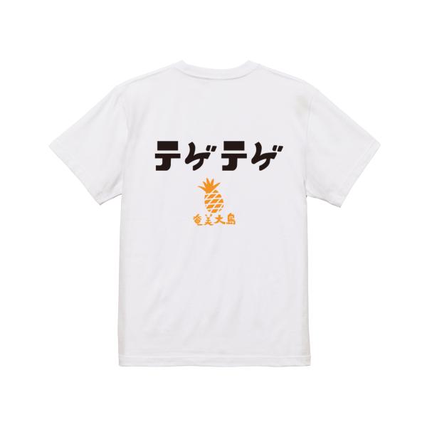テゲテゲ　ガハハ本舗　おもしろ　Tシャツ　奄美大島　沖縄　世界遺産　方言　記念　大きいサイズ