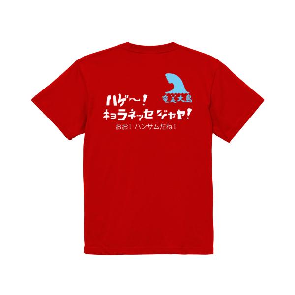 ハゲ〜！キョラネッセジャヤ！　ガハハ本舗　おもしろ　Tシャツ　奄美大島　沖縄　世界遺産　方言　記念　...