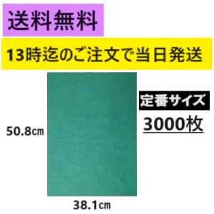 グリーンパーチ紙3000枚 【魚を包む緑の紙・耐湿紙・吸水紙・津本式・耐水紙・水産】おさかなパックン...