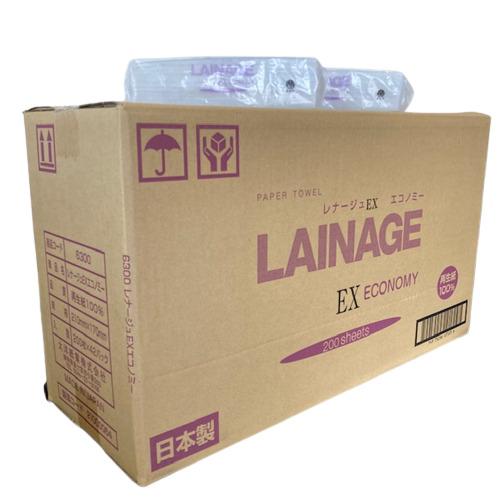 ペーパータオル レナージュ 小判サイズ 200枚42入り 再生紙 ケース販売 業務用