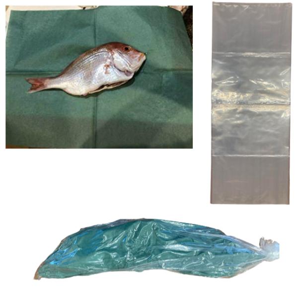 グリーンパーチ 500枚 ナイロン袋500枚　計1000枚 【セット販売】おさかなパックン