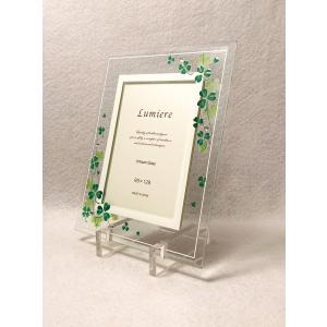  フォトフレーム グラス アルチザングラス 写真立て 桜 ガラス 写真立 手元供養 さくら、サクラ