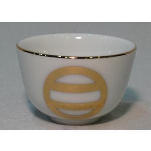 仏具 家紋入り 湯呑 丸に剣片喰 大深 けんかたばみ : 浜田商店 仏壇