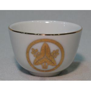 仏具 家紋入り 湯呑 丸に剣片喰 大深 けんかたばみ : 浜田商店 仏壇