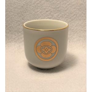 家紋入り 湯呑 丸に剣片喰 2寸 けんかたばみ 仏具 : 浜田商店 仏壇