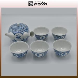 有田焼 茶器セット 宮崎祐輔作 春夏秋冬 5組セット item no.1f018｜hamadaya-shokki