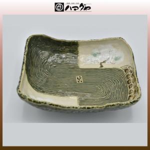 長角皿 鼠志野 長方皿 (一皿) 玉山窯 玉置保夫 (監修) G-87 : 織部の器
