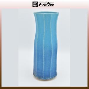 信楽焼 花瓶 晴嵐面取花入 item no.1f132｜hamadaya-shokki