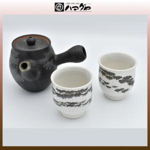 撫松庵 茶器セット 銀彩 竹林茶の間揃 item no.1f179｜hamadaya-shokki