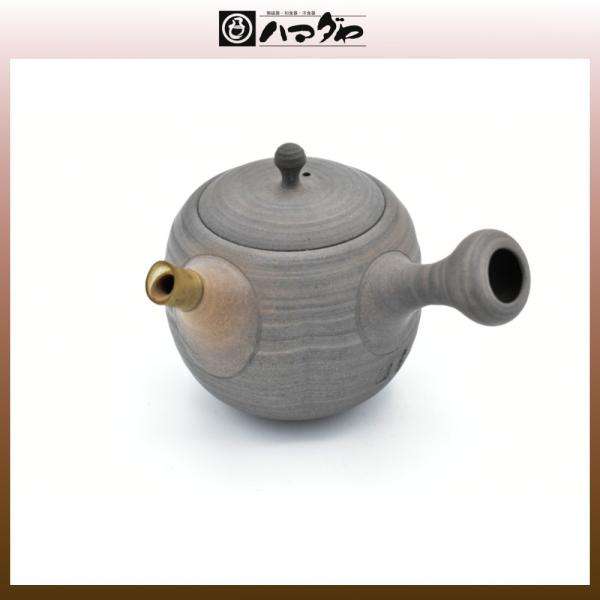 常滑焼 急須 松峰造 松皮茶注 木箱入り item no.1f293