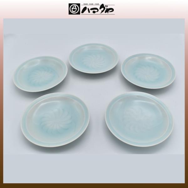塚本快山窯 皿 菊彫取り分け皿揃 item no.1f313