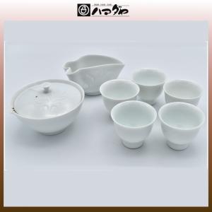 有田焼 茶器 奥川忠右門作 牡丹彫文玉露茶器 item no.1f320｜hamadaya-shokki