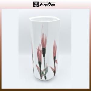 有田焼 花瓶 奥川俊右ェ門作 錦つつじ花生 item no.2f446 : ハマダヤ