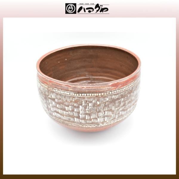 小糸焼 鉢 赤流し 菓子鉢 item no.2f501