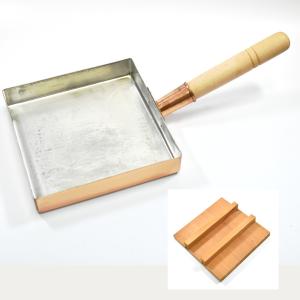 玉子焼き 銅製 関西型 21cm 日本製 高品質 丸新銅器 卵焼き たまご焼き