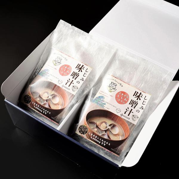 三重県産しじみエキスの贅沢なインスタント味噌汁　合成されたオルニチン・保存料不使用　しじみの味噌汁4...
