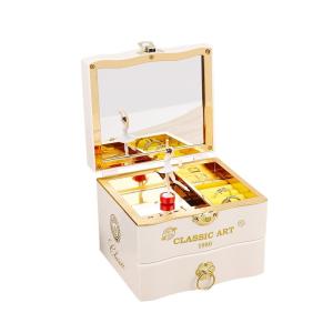 かわいい バレリーナ オルゴール アンティーク ダンサー 音楽 宝石箱 ジュエリーボックス 小物 ダンス ミュージック プレゼント