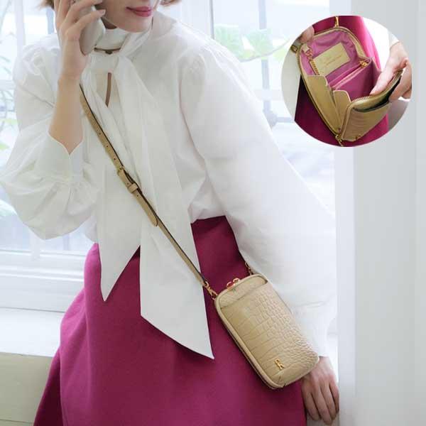 【ロベルタ】さっと取り出せる＆自然と整理整頓♪5in1スマホショルダーTOKYO Tartaruga...