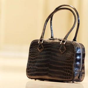 【傳濱野】そろそろ本格クロコバッグが似合う頃。Bijouビジューリアルクロコボストン【最短当日、最長...