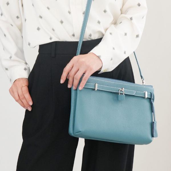 【傳濱野】《人気No.1黄金比シリーズ》整頓上手な双子マチ2wayショルダーMietia Vivi（...