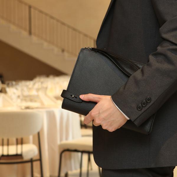 【傳濱野】≪メンズ≫「これひとつあれば安心」皇室御用達 濱野家が仕立てるメンズフォーマルクラッチバッ...