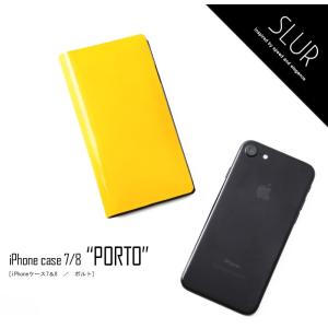 【SLUR】エナメルiPhone7　iPhone8専用ケース　Porto（ポルト）　【6月27日頃出荷】｜hamano