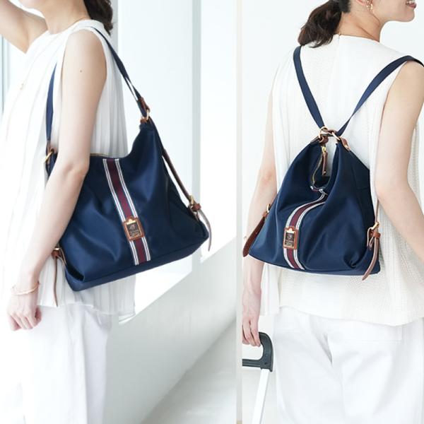 【HerSchedule】370gの軽量撥水リュック 0秒でトートにもリュックにもなる ワークアンド...