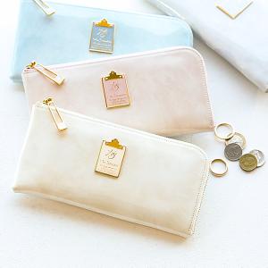 【HerSchedule】長財布　レディース　チェレット メルティ　薄型　 コンパクト　軽い　淡色　牛革（ハースケジュール）