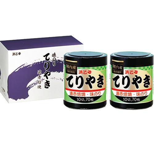 ギフト 食品 海苔 お取り寄せグルメ 国内産 味付け海苔 10切140枚 詰め合わせ 浜乙女 てりや...