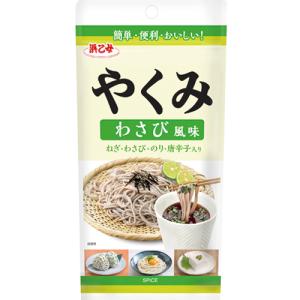 ふりかけ 薬味 めんつゆ そば 蕎麦 やくみわさび風味 40g(5個セット)｜hamaotome