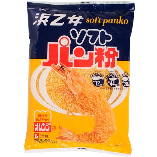 パン粉 業務用 6kg 荒目 浜乙女 ソフトパン粉 オレンジ200g L(30個セット)