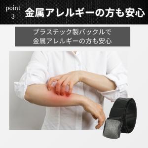 ナイロンベルト メンズ ベルト バックル 38...の詳細画像5