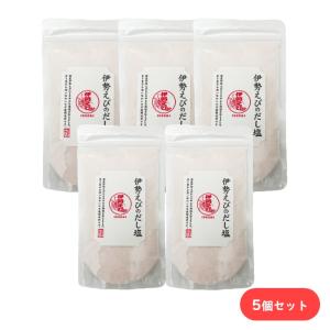 メール便送料無料 伊勢えびのだし塩 5個セット 国産 出汁塩 160ｇ｜hamasen