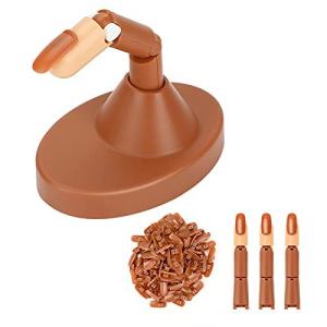 ネイル練習手 ネイル練習用ハンド ネイルハンド ネイルトレーニング ネイルアート 104点セット 滑り止め 置きベース ネイルチップ装着可 固定式 ネ